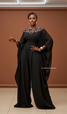 Regal Flow' Boubou Jumpsuit