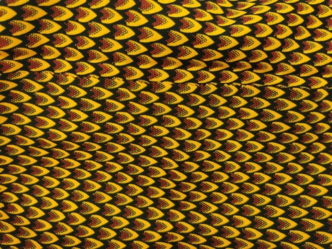 AFRICAN WAX FABRIC COUPON PATTERN: FISH SHAFT