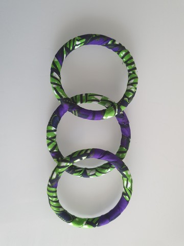 Lot of 3 bracelets in wax