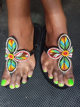 African Women maasai sandals/feb2021/newstock/leather/flat sandals