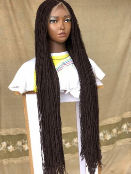 Sisterlocs ,Skinny locs Wig For Black Women  36 inches