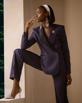 The “Sharon” Tuxedo wrap Suit