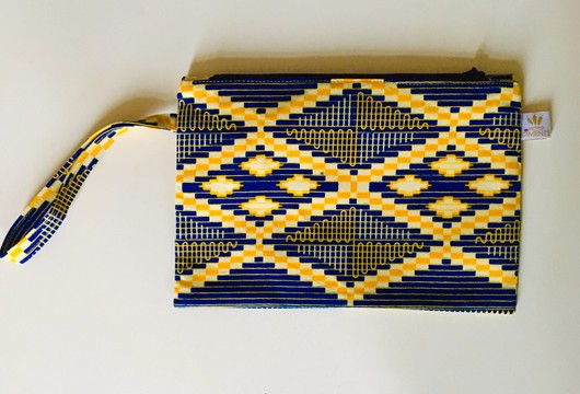 Pochette wax avec dragonne