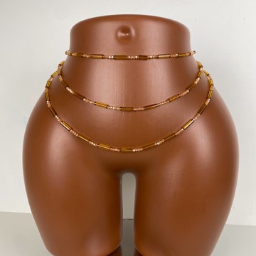 Baya , perle de taille , collier de taille