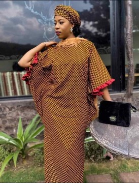 Robe longue africaine Trkkytee Maxi, robe africaine gratuite