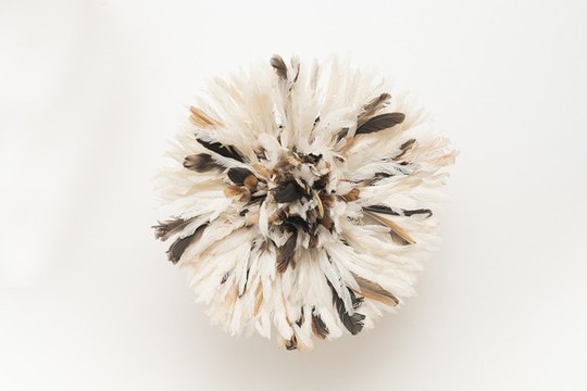 Jujuhat  blanc et marron 40cm