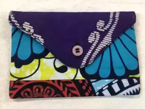 Envelope clutch / Envelope pouch 13 / 8.5 vurumix