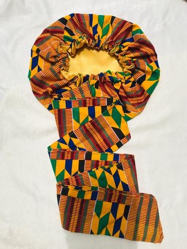 Headwrap / foulard avec bande / turban " Ghana fresh"