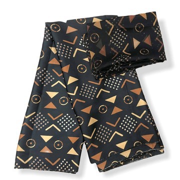 6 YARDS SILK FABRIC PRINTED BOGOLAN