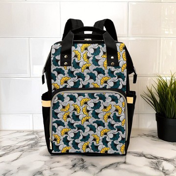 Floral Ankara Backpack | Afrocentric Style | African Bag