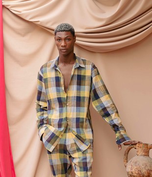 DABIYA MULTI-CO LONG SLEEVE SHIRT