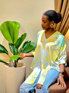 Boubou Zayna avec des perles