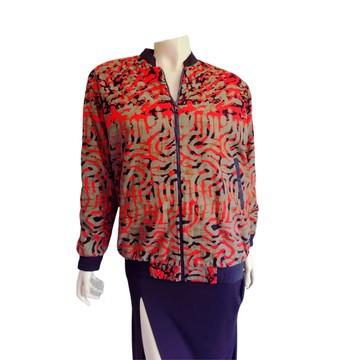 Bombers avec intérieur polaire afro touch mixte "batik"