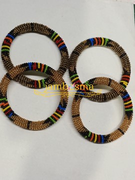 Ensemble de quatre, bracelet en perles africaines pour femme, bracelet amérindien masai zoulou