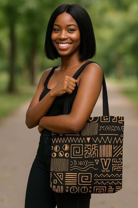 African Tribal Tote Bags | Bogolan Fashion  | Large Capacity