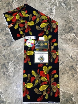 omoore sweet color Ankara fabric 6yards 💯 cotton