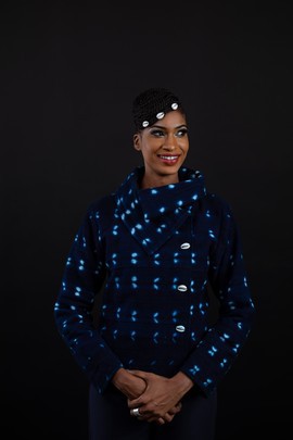 Isami jacket in indigo