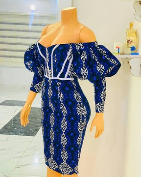 Robe midi pour femmes africaines, robe ankara mi-longue, robes Ankara, robes Ankara