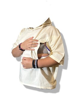 TOP OVERSIZE d'allaitement VIOMASE
