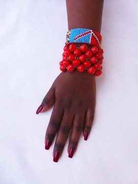 Ensemble de bracelets en bois | Bracelets africains