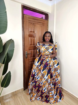Off-Shoulder Maxi dress