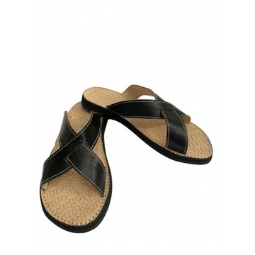 Sandale en cuir véritable pour femme