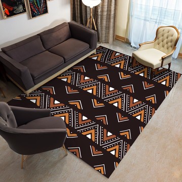 Heritage African Tribal Rugs | Afrocentric Carpets Brown (LARGER SIZES AVAILABLE)