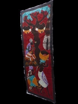 tableau batik seine du village032