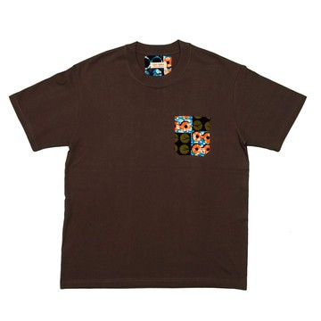 TEE SHIRT UNISEXE VERT KAKI - POCHE WAX "AWALE"