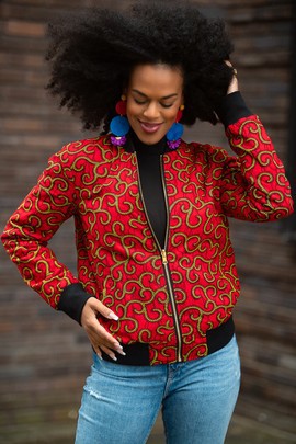 AMMA RED MULTIWAY JACKET