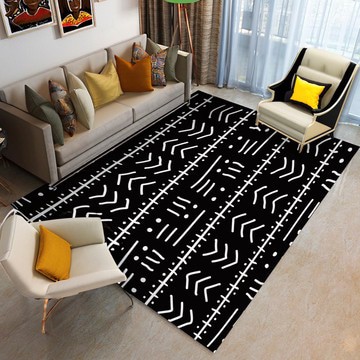 African Rug Carpet Tribal Print (LARGER SIZES AVAILABLE)