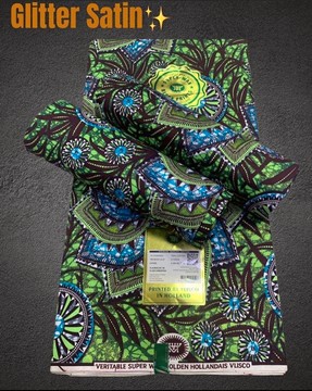 Grand Glitter Super wax Vlisco/Ankara wax/ Ankara Print
