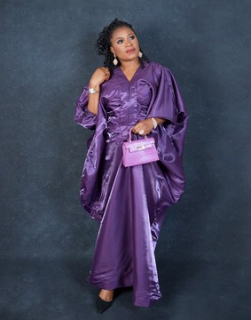 Mosun Bubu Dress - Purple