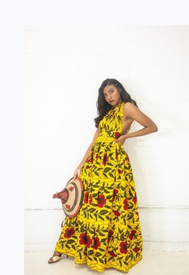 Robe longue imprimée Ankara, robe de bal africaine, vêtements pour femmes Ankara, robes africaines