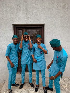 Blue men kaftan, African Men's Formal Party Wear,African Wedding Groom Suit