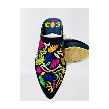 Babouche en cuir original fait main