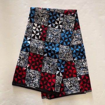 African Print Ankara Multicolor Fabric - By the Yard