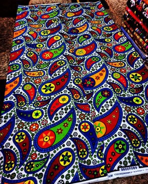 Kafaya 6yards ankara wax, pure cotton