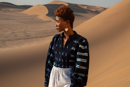 Blouse puffed sleeves MANDÉ