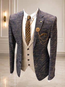 Ensemble safari homme trois pièces