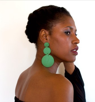 Earrings "Queen Pokou" ...