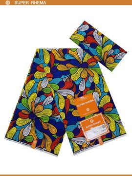 dunni Ankara fabric, 6 yards, pure cotton