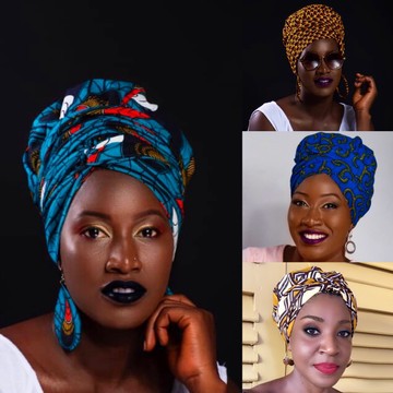 Set of 4 headwraps