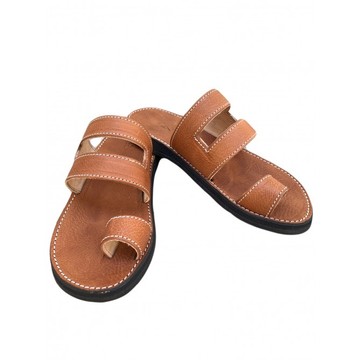 Men's sandal in genuine leather