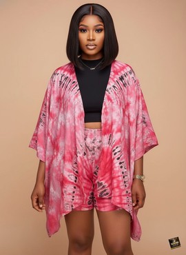 Ensemble deux pièces Fiyin en batik