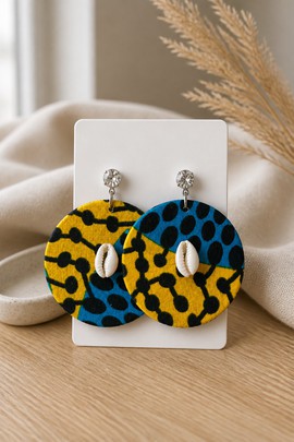 Bohemian Cowrie Earrings