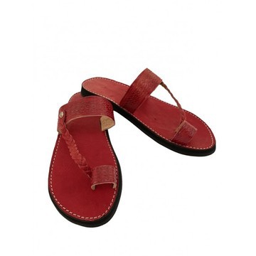 Real leather beach sandal
