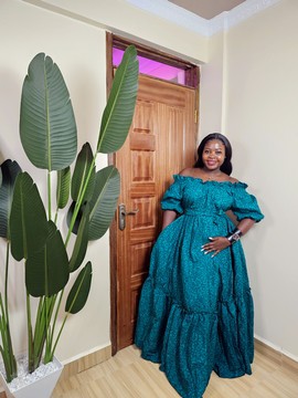 Off-Shoulder Maxi Dress