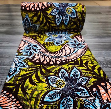 Ankara Wax Fabric 6 yards/African Fashion/ African fabric/ African dress