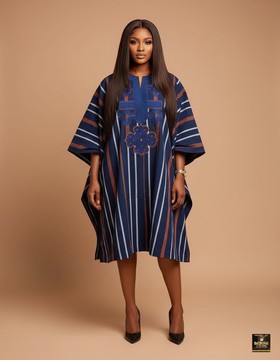 Wuraola Aso-oke Midi Kaftan